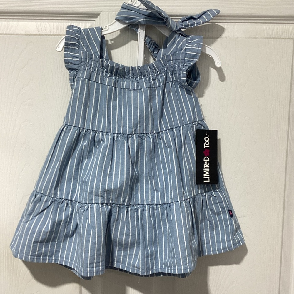 Limited too Girls 3pc dress Handband